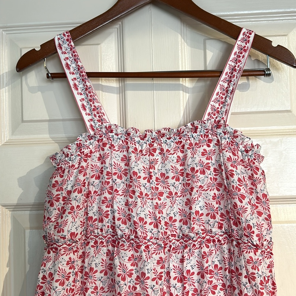 Max Studios Floral Ruffled Tank Dress - Picture 2 of 8